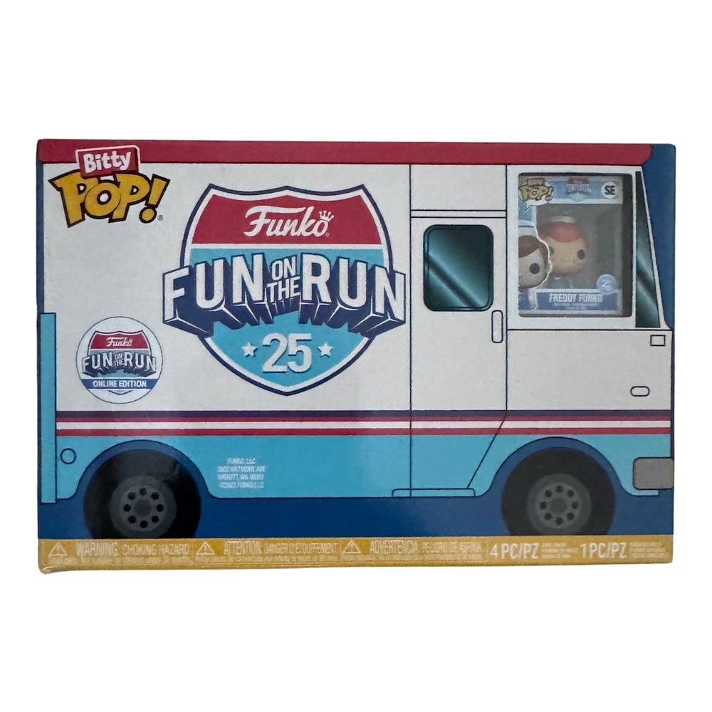 FUNKO BITTY POP Fun on the Run 25th Anniversary Online Edition Freddy Funko-NEW